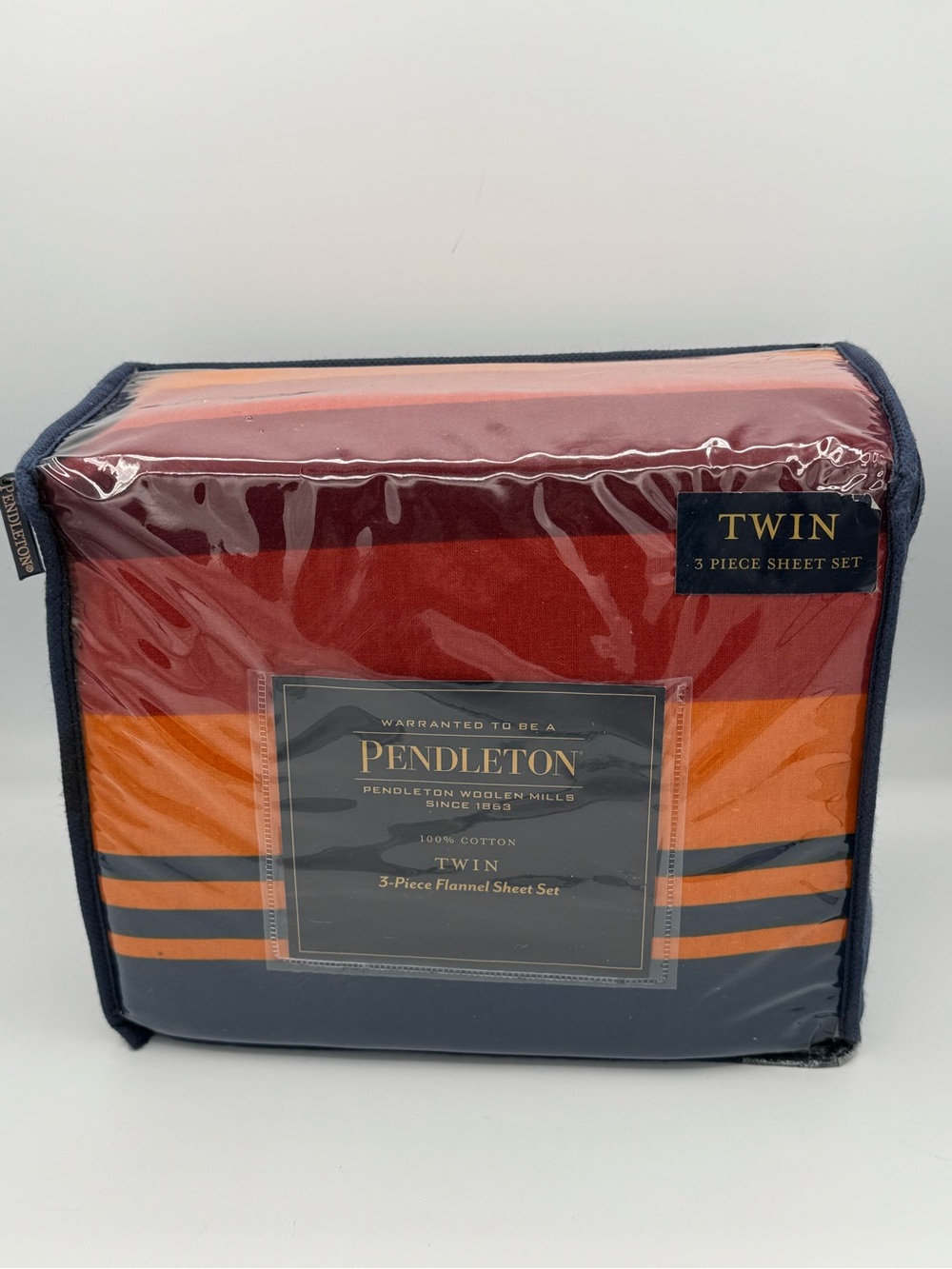 Pendleton Woolen Mills Twin Grand Canyon Super Soft 3-Piece Flannel Sheet Set